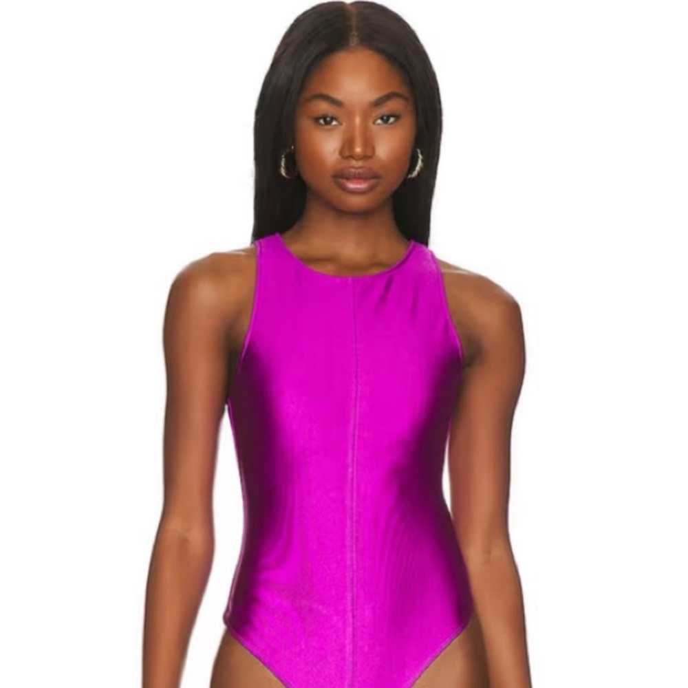 Good American Women’s Compression Shine Bodysuit Size 4 XL